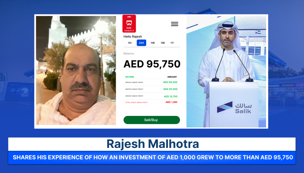 راجيف باتيل، مقيم في دبي، أحد المشاركين في SALIK Profit